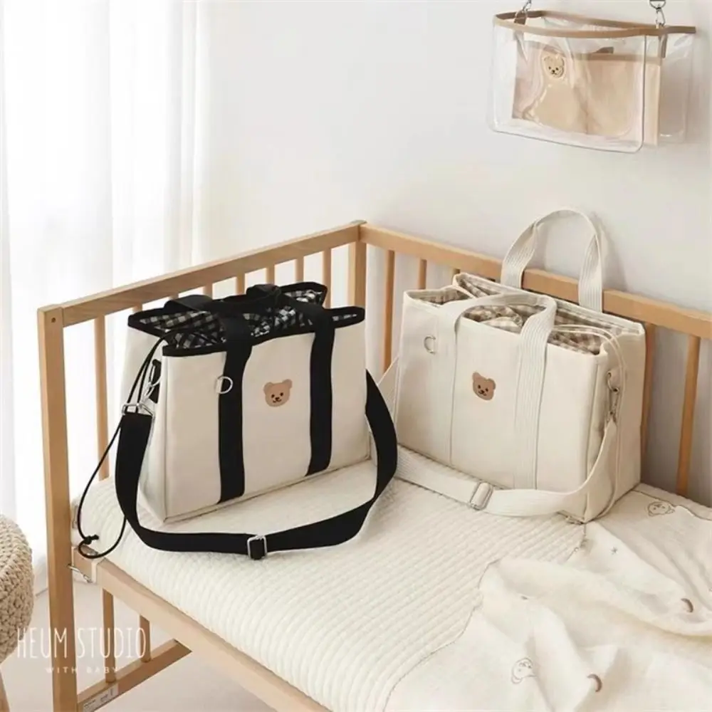

Practical Canvas Baby Diaper Bag High-capacity Heat Preservation Mommy Maternity Packs Multifunctional Mummy Bag