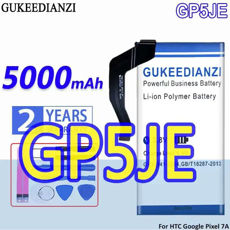 

GP5JE Reliable Power Mobile Phone Battery For Htc Google Pixel 7A 5000Mah