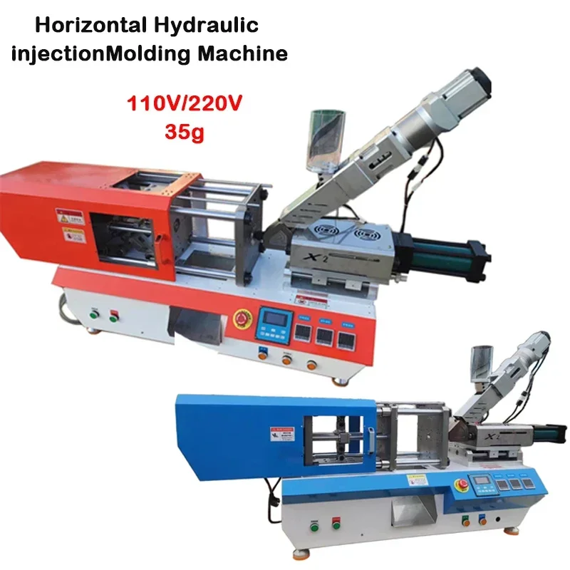 For 220V/110V 35g Hydraulic Injection Molding Machine Stroke 100mm 8T Injection Molding Machine Plastic Molding Machine