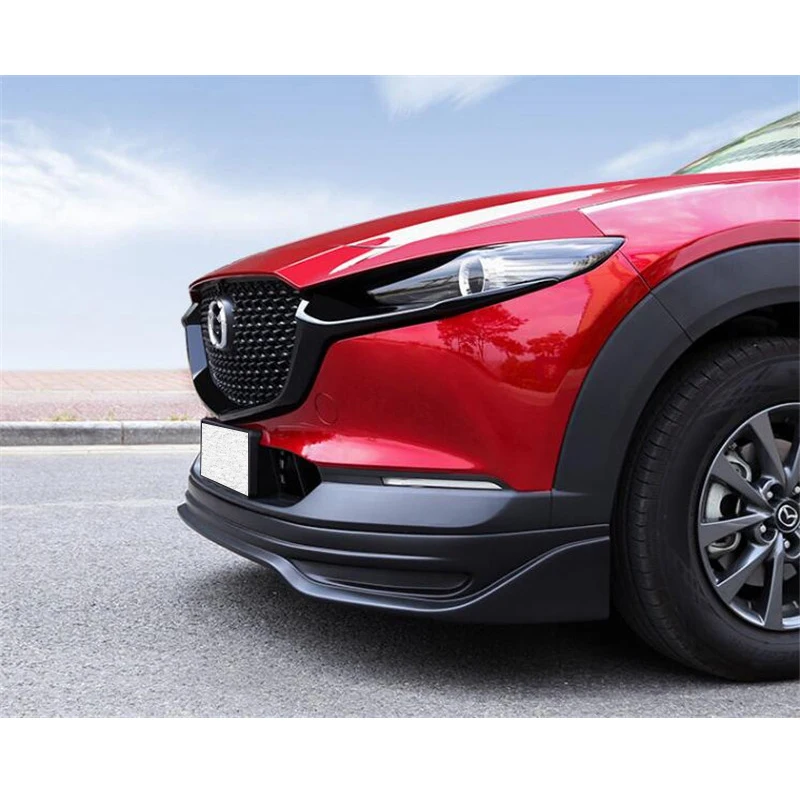 FOR Mazda CX-30 Car Grille Trim Strip Separator ABS FRONT Bumper Full Star RACING Grills Cover Refit CX30 ACCESSORIES 2020+