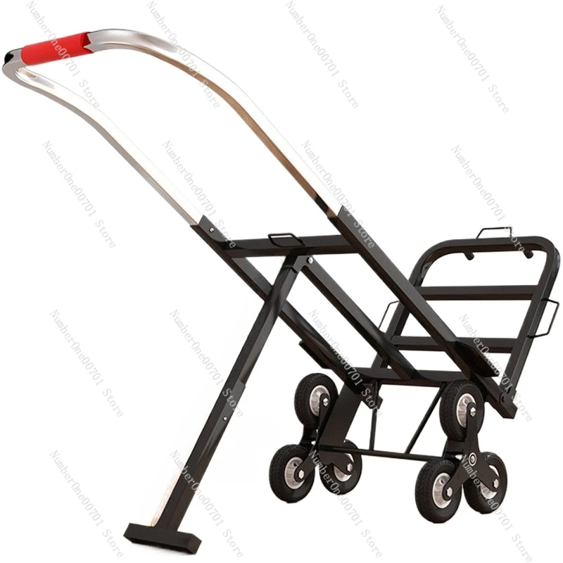 Hand Buggy Folding Household Shopping Trolley Pulling Goods Trolley Upstairs Handling