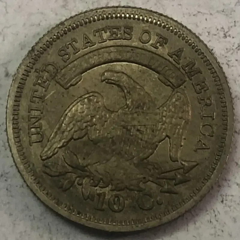 1820 United States 10 Cents 