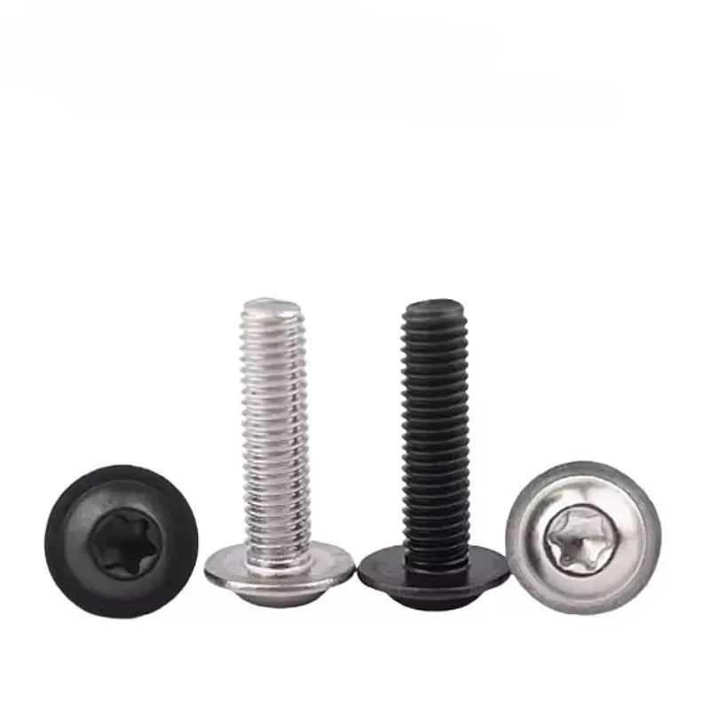 

304 Torx Screw M4 M5 M6 M8 Stainless Steel Black Colour torx Washer Head Screw for Motorcycle Scooter ATV Moped Plastic Cover