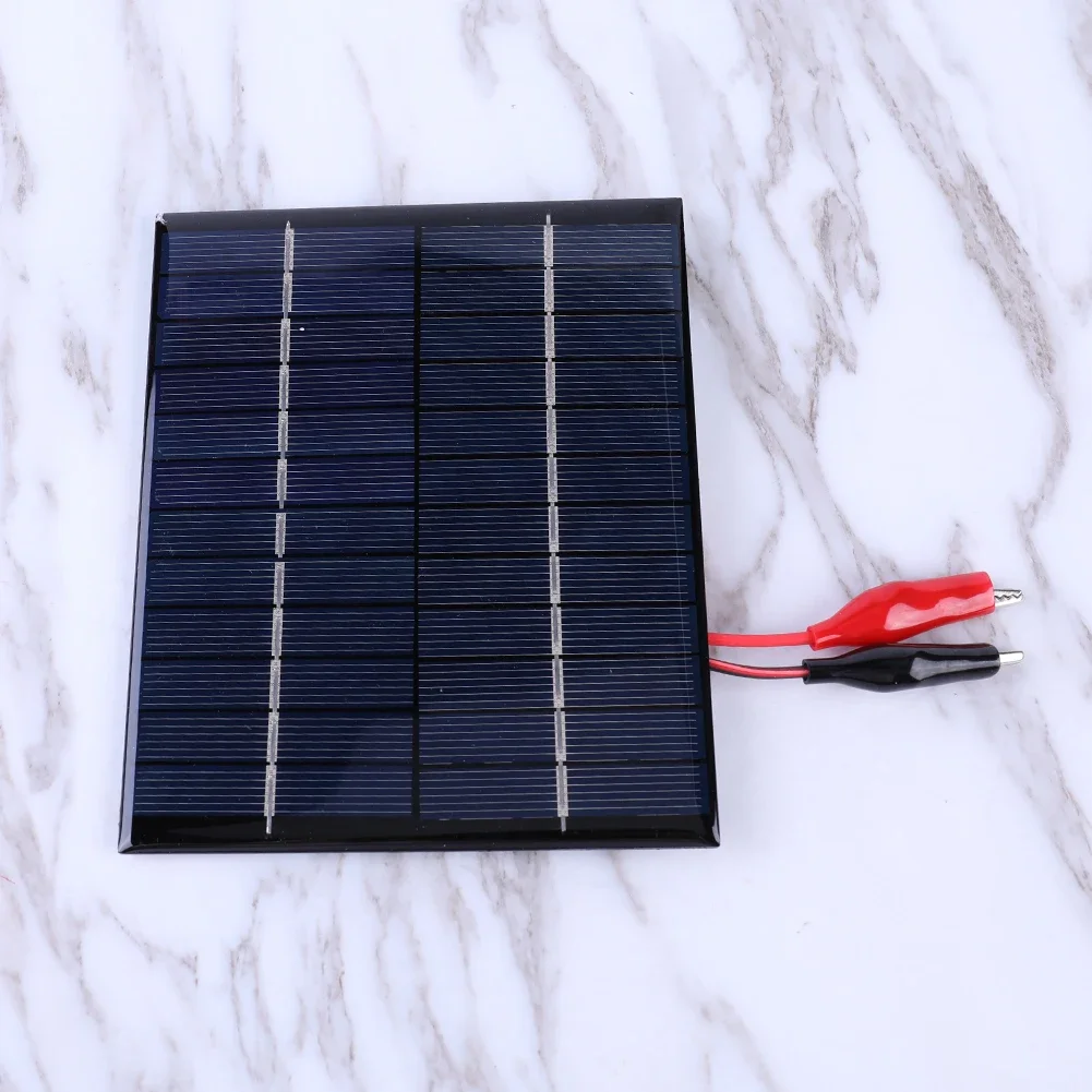 Waterproof Solar Panel 5W 12V Small Cell Module Polysilicon Board Outdoor DIY Solar Charger 1136x110MM for 9-12V Battery Chargin