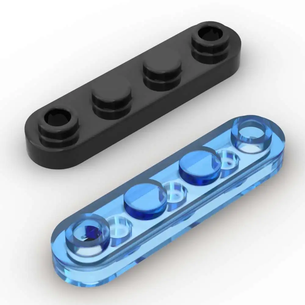 MOC 10PCS Part Bricks 77845 Round 1x4 Plate Building Blocks Set Round With 2 Open Studs Particle Educational DIY Toy Kids Gifts