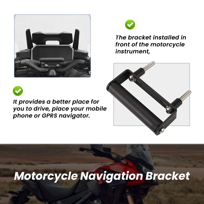 Motorcycle Accessories Navigation Bracket Mount Smartphone GPS Holder For Honda NX400 NX500 2024