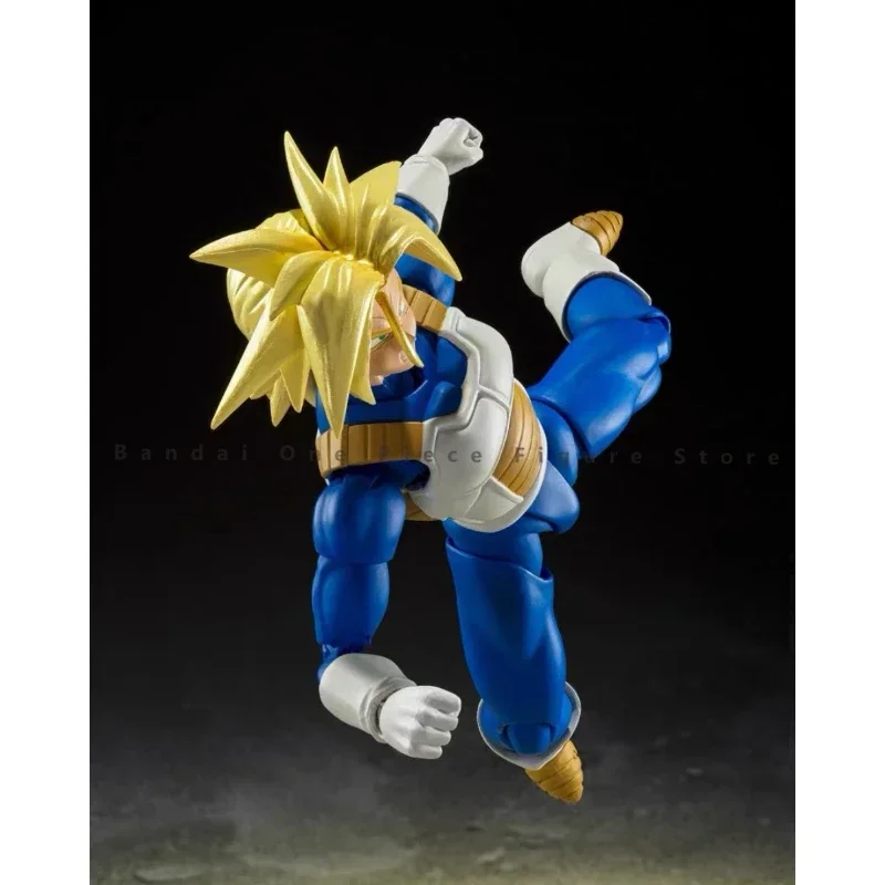 W magazynie oryginalny Bandai SHF Dragon Ball ukryta moc Super marynarz przyszłość trunks figurka animacja zabawka prezent Model kolekcjonerski