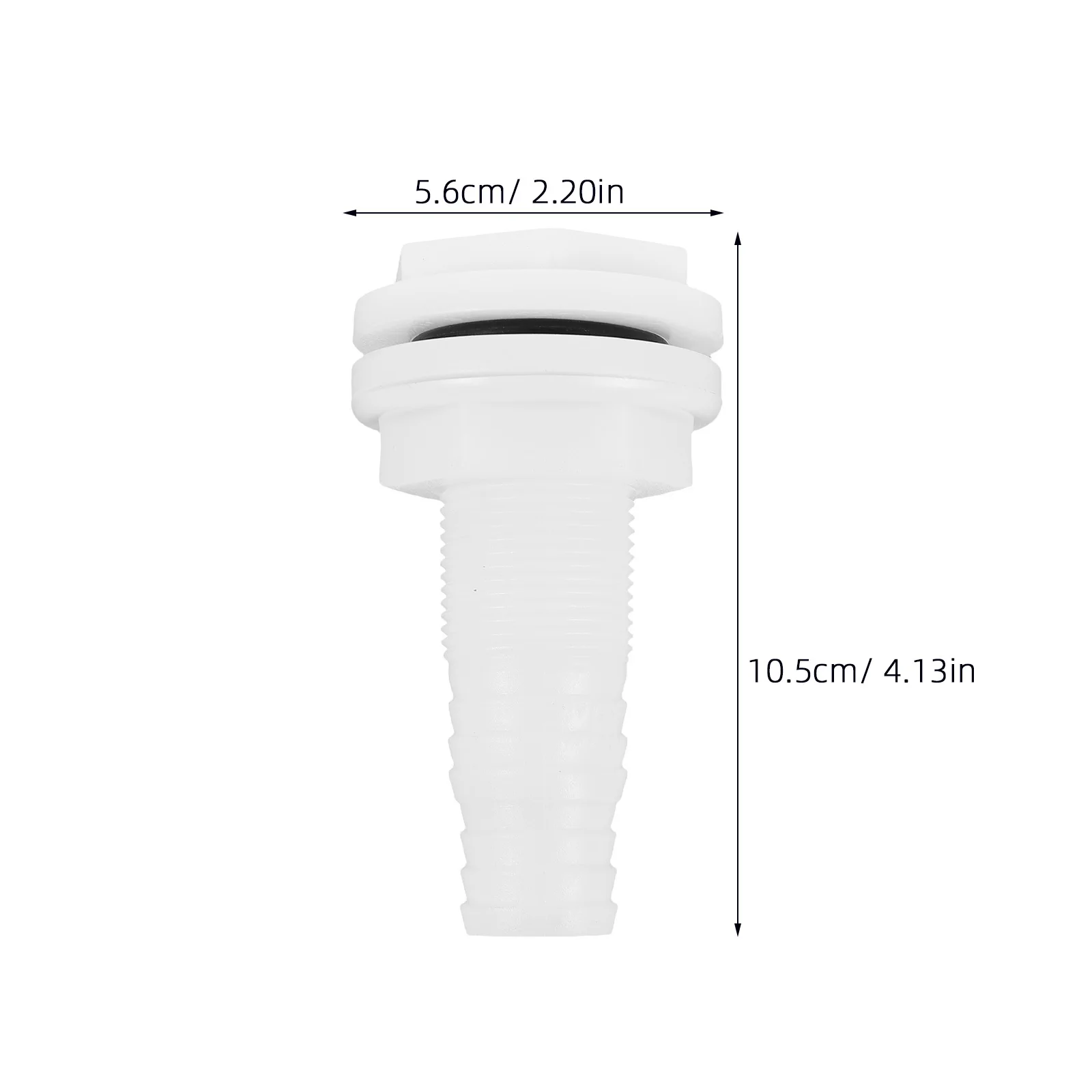 صمام تصريف القارب البلاستيكي البحري، موصل تصريف سطح السفينة المتين لقارب صغير، مضخة نزح، قابس التصريف البحري