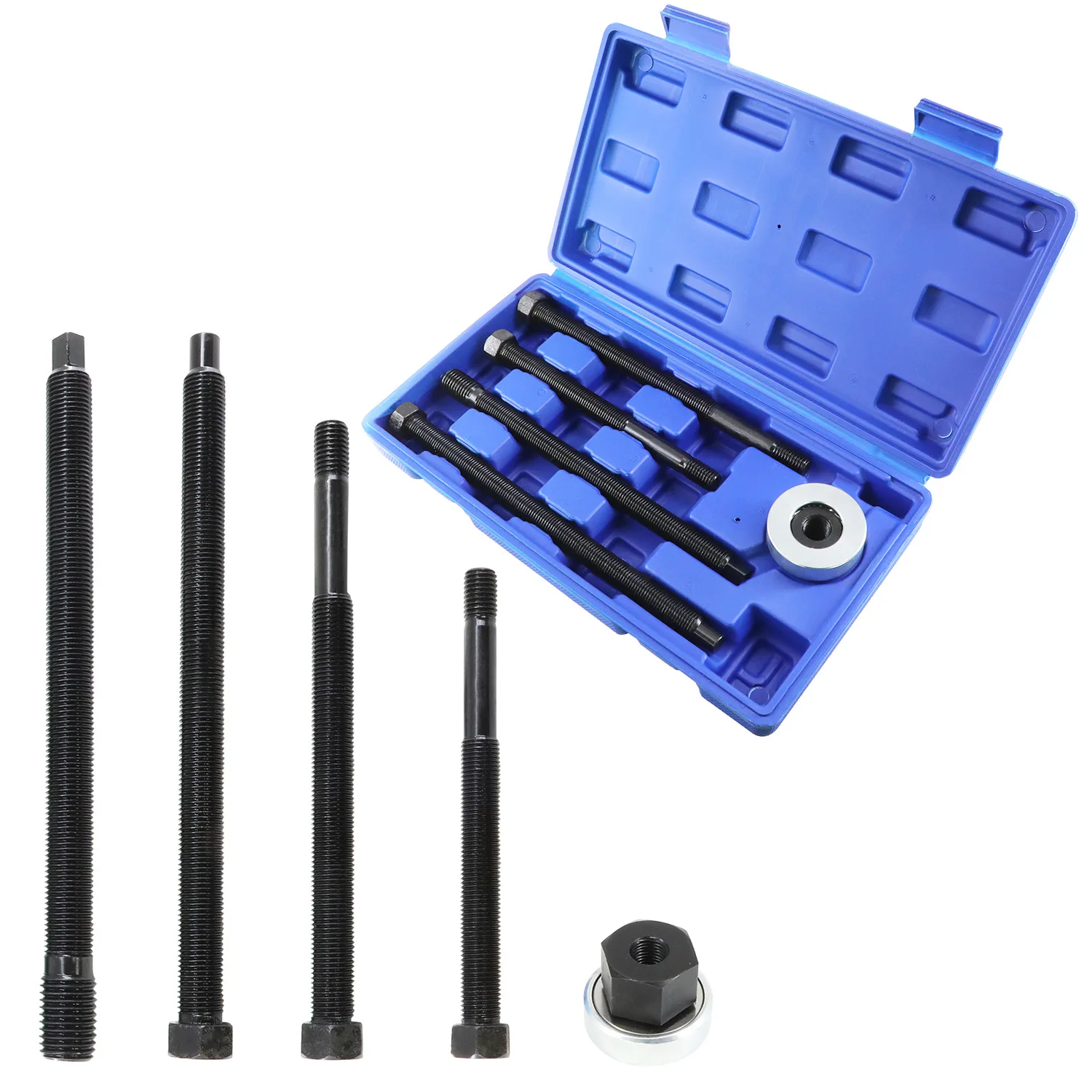 

Подходит для 5-компонентного съемника кривошипного шкива двигателя Harmonic Balancer, инструмент для удаления и установки длинной руки