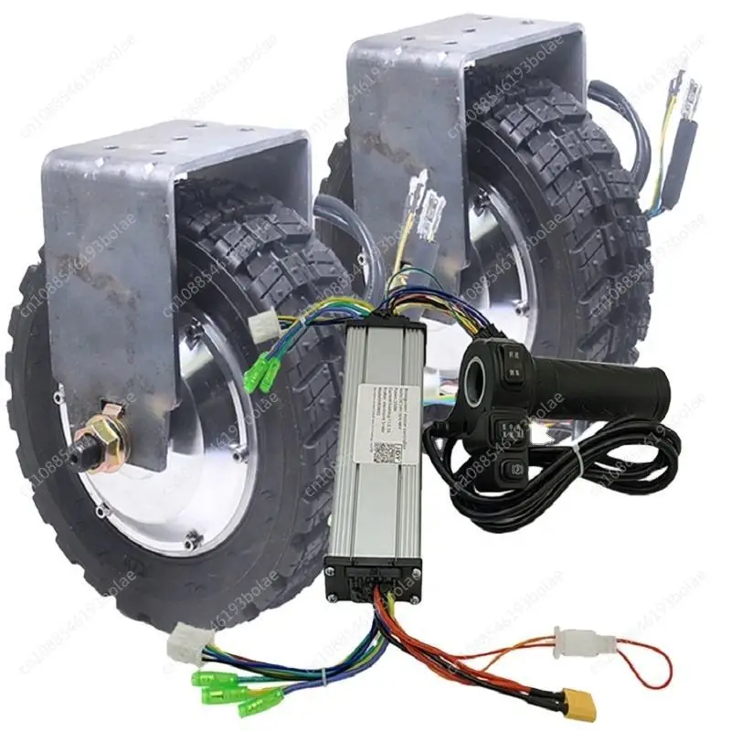 8-inch toothed  brushless wheel hub motor, low speed high torque robot dining car, tool rail, electric pallet