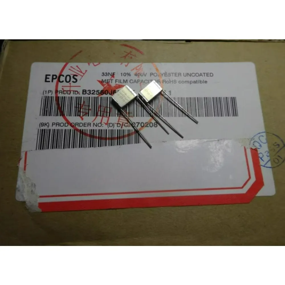 

20PCS EPCOS 0.033uf/400v 33nf 333 new 7mm Layer Cake Capacitor B32560J6333K