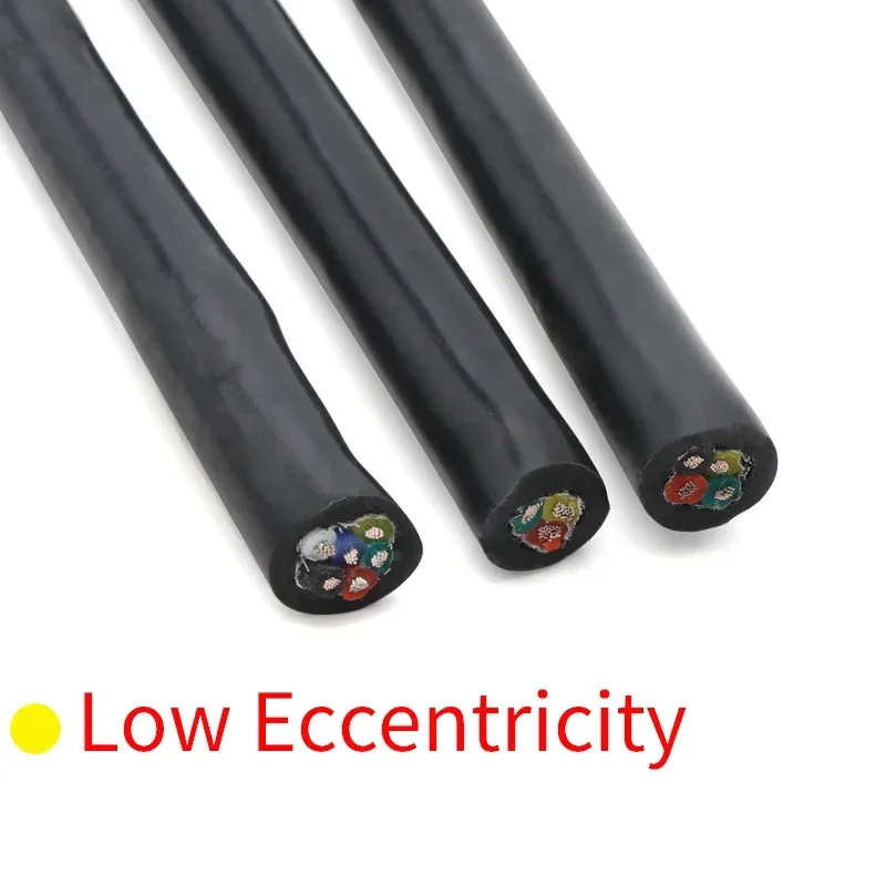 1M Sq 0.3 0.5 0.75 1 1.5 2 2.5mm Soft Silicone Rubber Shielded Cable 2 3 4 6Core Insulated Flexible Copper High Temperature Wire