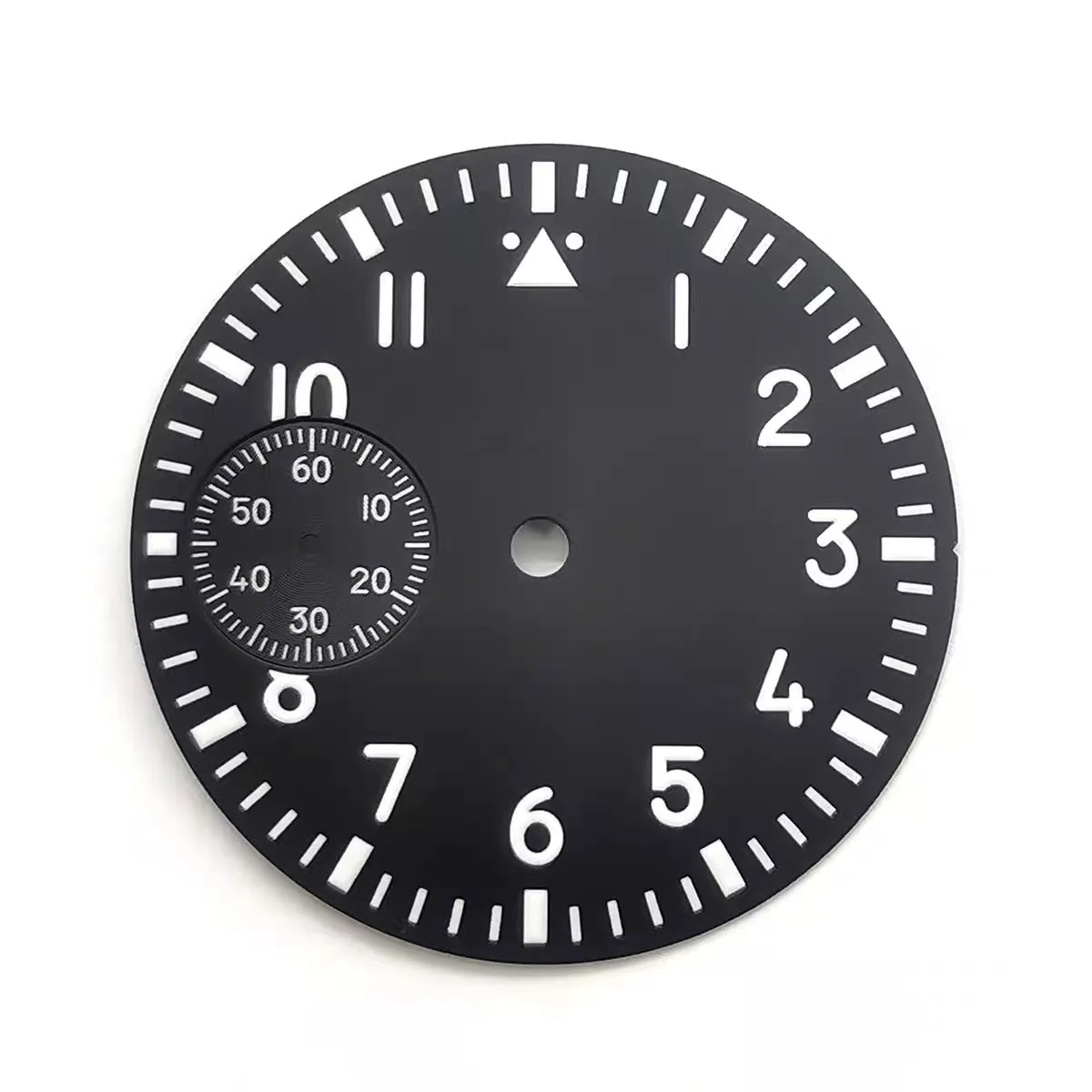 Accessori per orologi Quadrante vuoto con movimento Tianjin ST3600 luminoso verde Parti di riparazione per orologi Quadrante non contrassegnato 37 mm