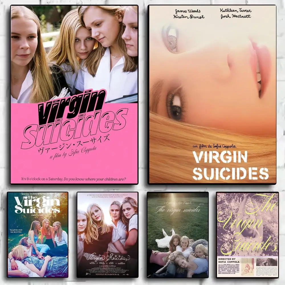Movie The V-Virgin Suicides Poster Wall Art Poster Print Decorative Artwork for Bedroom Living Room Office Home Decoration