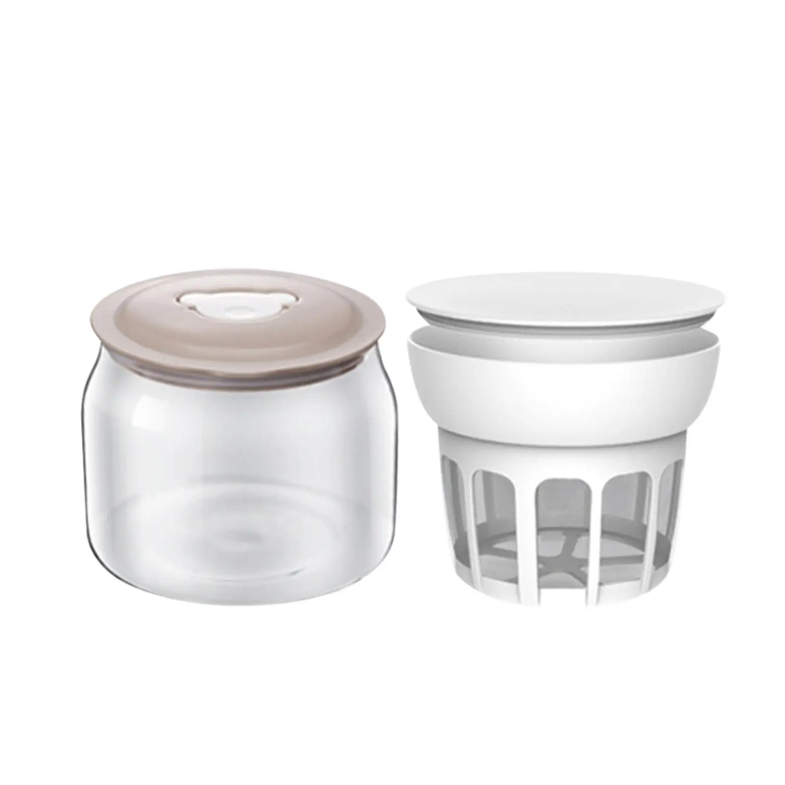 Nut Milk Maker Food Strainer with Lid Household Greek Yogurt Filter Cheese Maker Soy Milk tea Filter