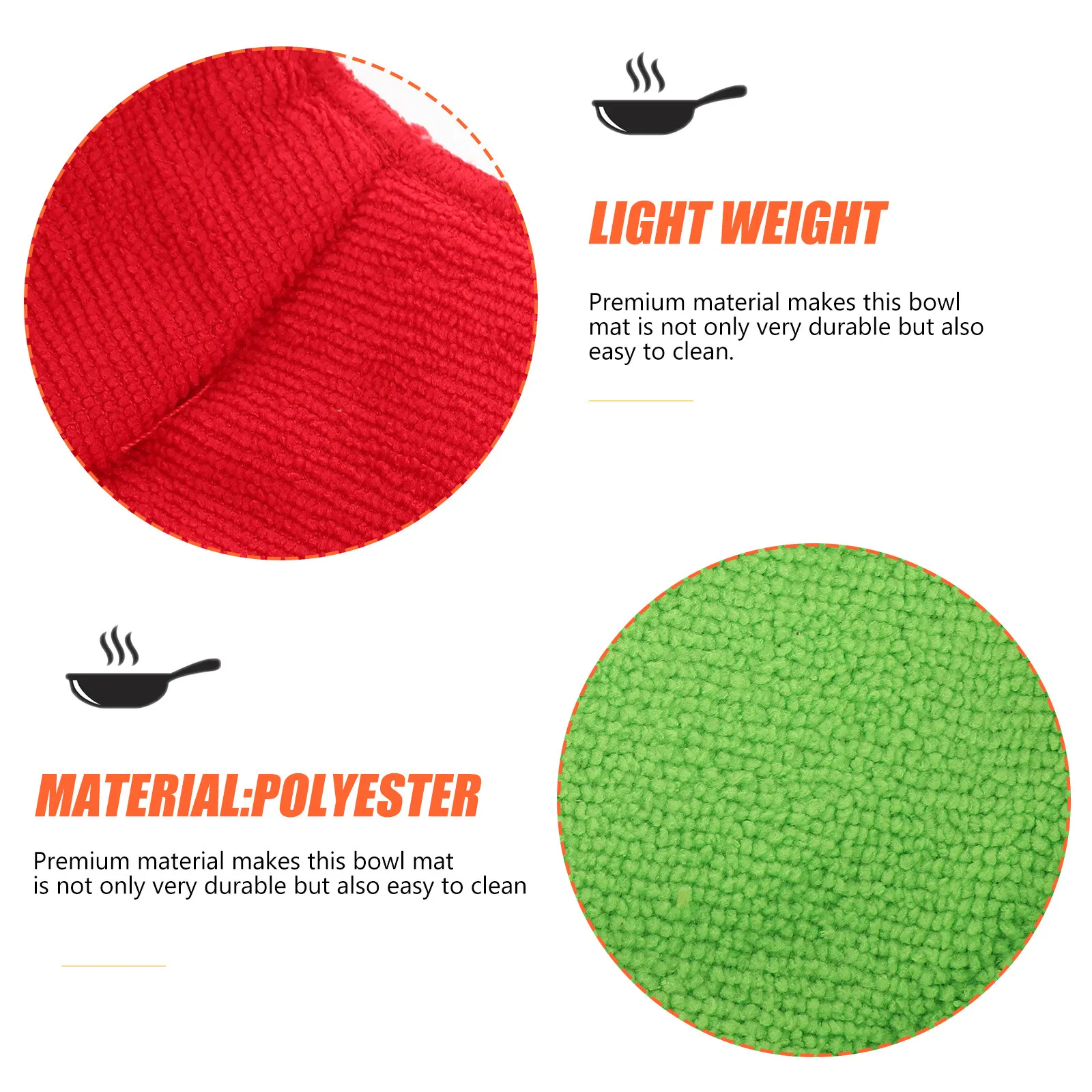 

Набор из 4 термостойких нескользящих подставок для кухонной утвари: для тарелок, суповых мисок, кружек, безопасных для микроволновой печи