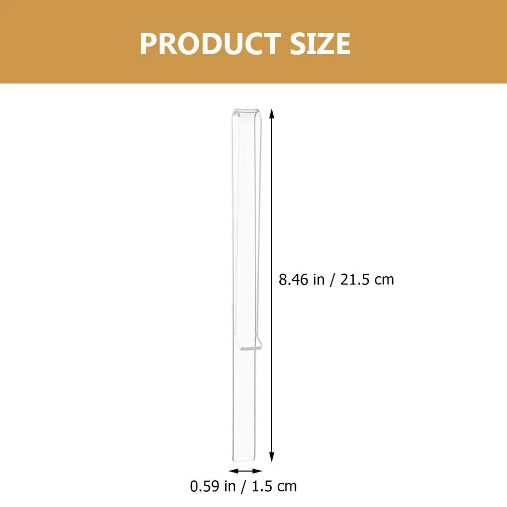 

2pcs Acrylic Transparent Clips For Piano Sheet Holder Book Clamp Score Stand Page Fixer Sheet Music Clip Music Book Holder