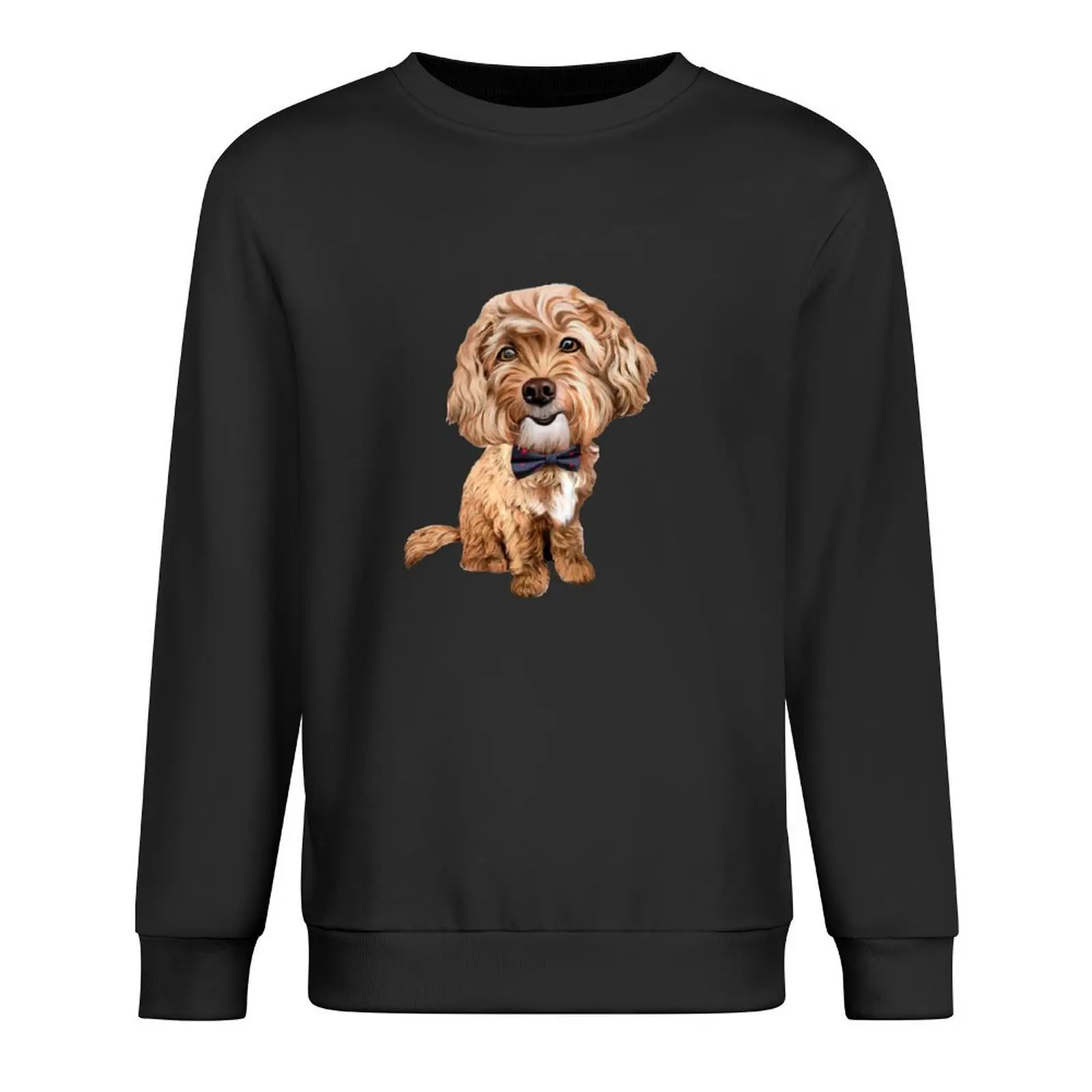 

Cavapoo Cavoodle Bow Tie Pullover men clothes men clothing mens clothing men wear sweatshirt