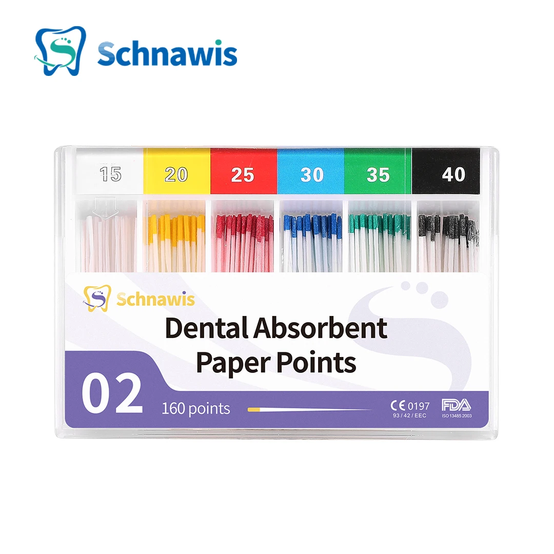 1 pudełko Punkty chłonne dentystyczne Sterylne mieszane rozmiary 02 04 06 Stożek 15-40 # F1F2F3 Materiały stomatologiczne Końcówki papierowe do