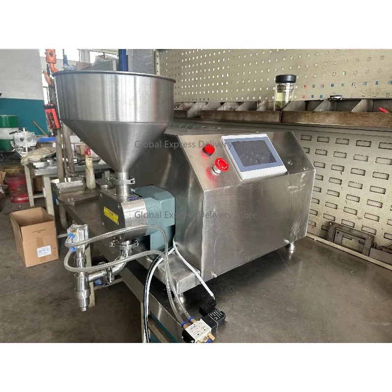 Stainless Steel Adjustable Speed Semi-Automatic Lobe Pump Filling Machine for Viscous Liquid Honey Tomato Paste Yogurt