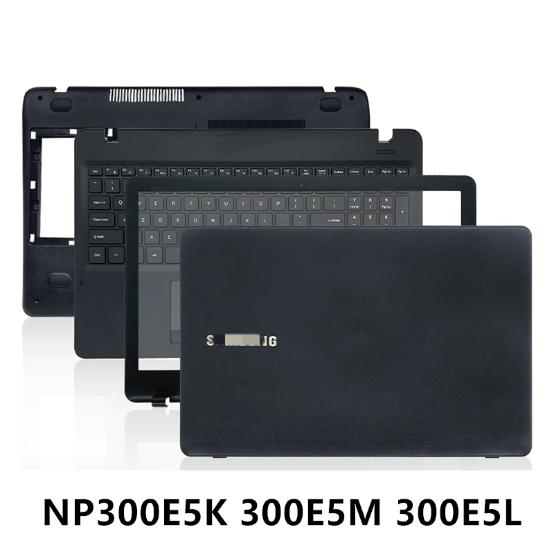 

New laptop For Samsung NP 300E5K 300E5M 300E5L 3500EM LCD Back Cover Top Case/Front Bezel/Palmrest/Bottom Base Cover Case/Hinges