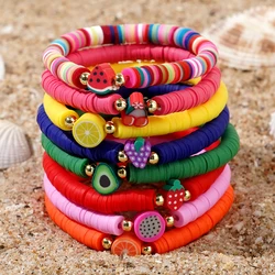 1PC Go2boho 2024 Bohemian Fashion Fruit HEISHI Bracelet Fruit Ladies Bracelet Summer Beach Jewelry Friendship Gift