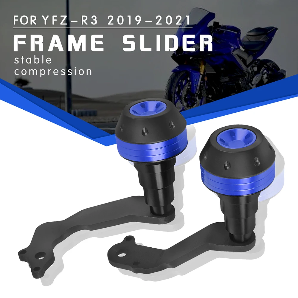 

For Yamaha YZFR3 YZF R3 YFZ-R3 2019-2021 Motorcycle Falling Protection Frame Slider Fairing Guard Anti Crash Pad Protector