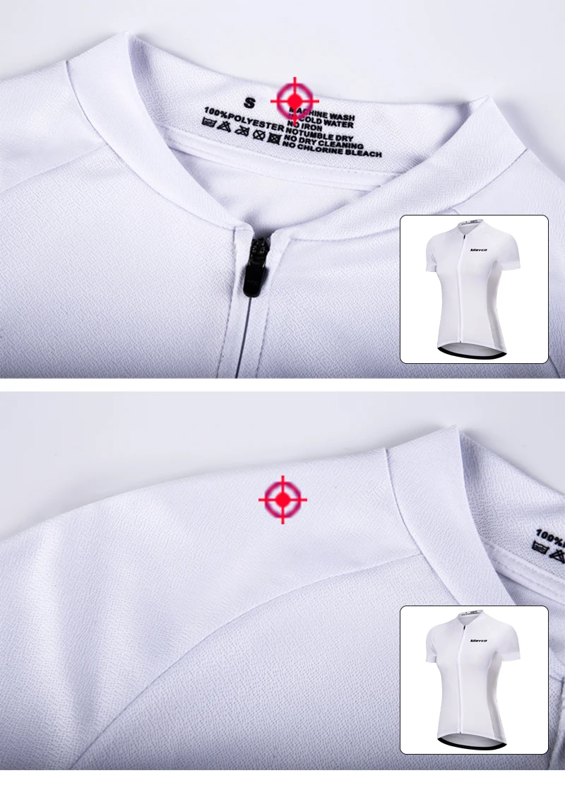 Damen-Radtrikot mit kurzen Ärmeln, reflektierend, schnelltrocknend, atmungsaktiv, MTB-Rennradshirt, Sommer-Maillot Ciclismo – Detail 10