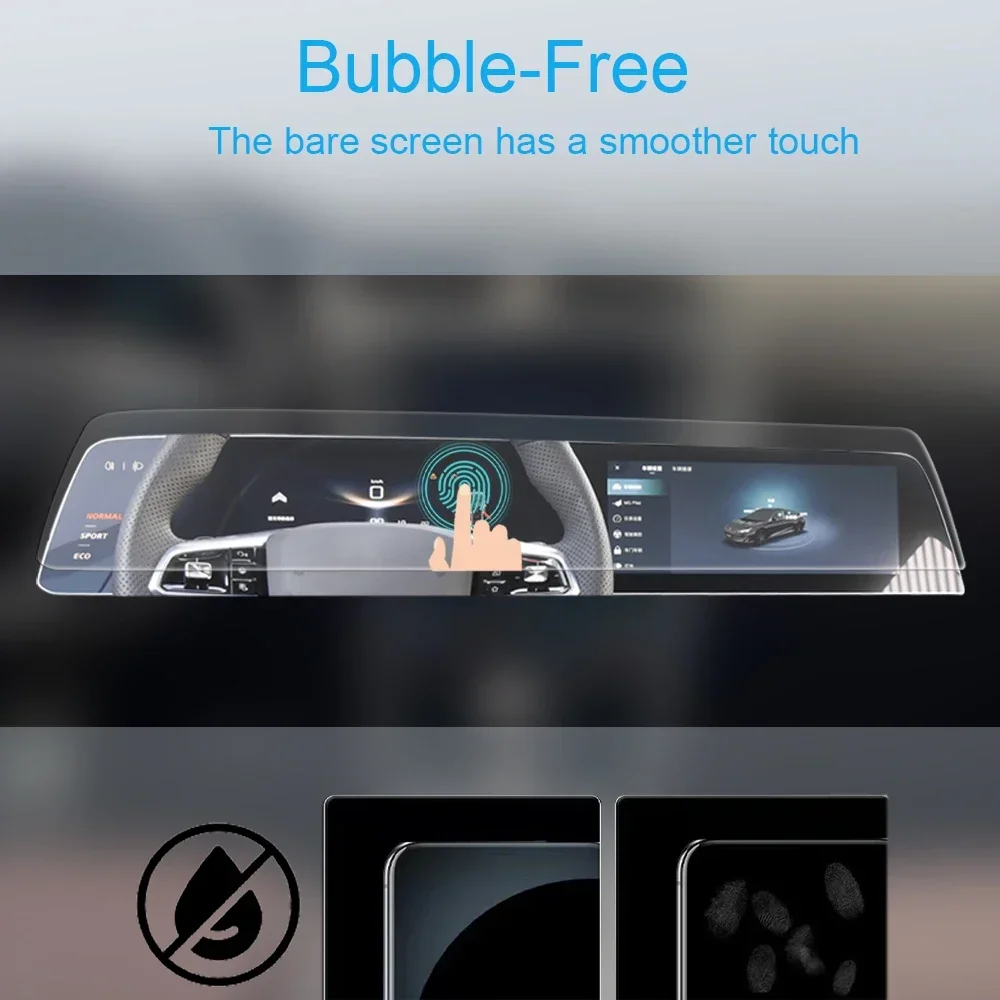 ل MG 7 2023-2025 سيارة LCD شاشة مكافحة بصمة ماتي PPF بولي TPU فيلم سيارة الملاحة واقي للشاشة فيلم اكسسوارات تجديد #3
