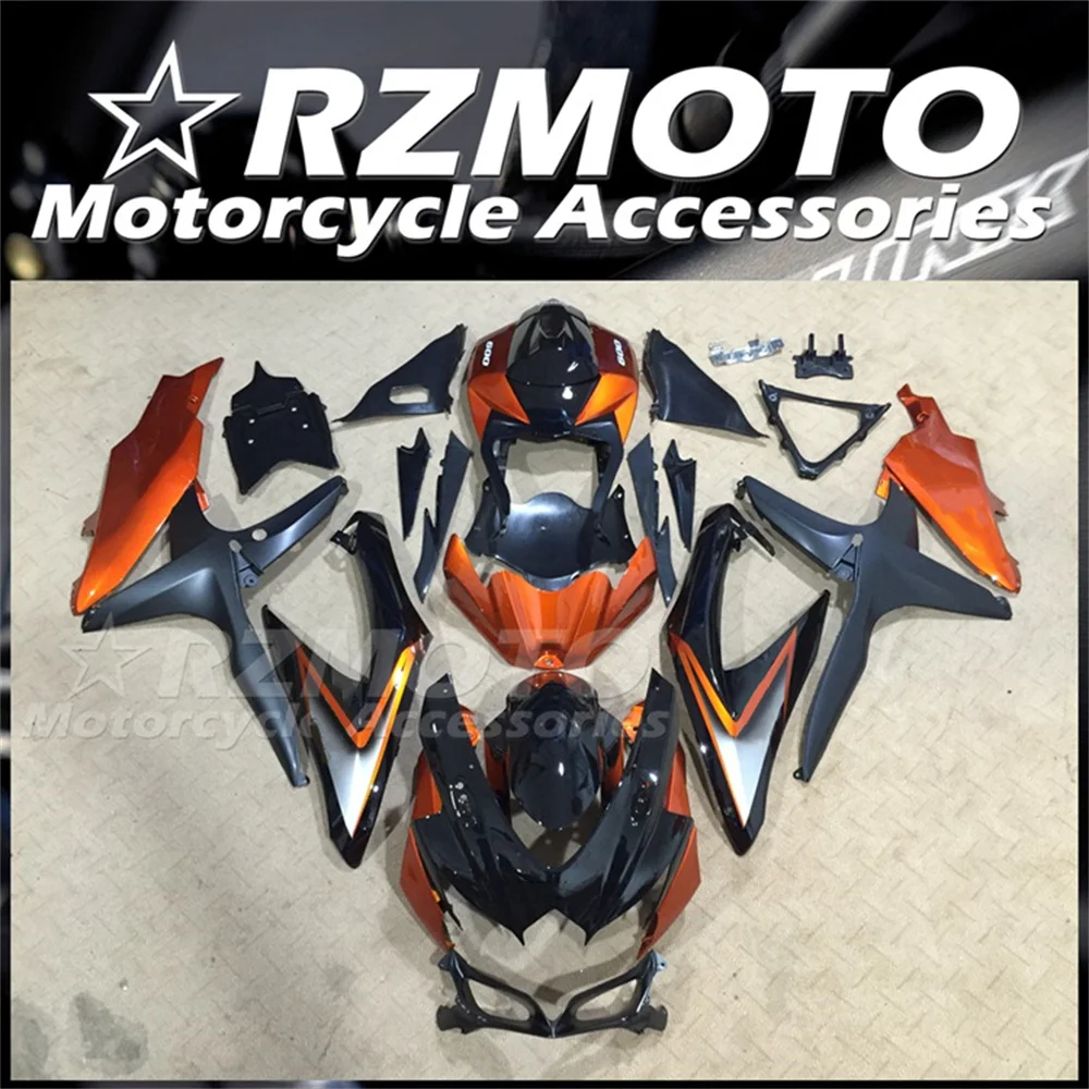 

Новый комплект обтекателей для мотоцикла ABS для Suzuki GSXR600 GSXR750 08 09 10 K8 GSXR 600 750 2008 2009 2010 Custom Orange Black