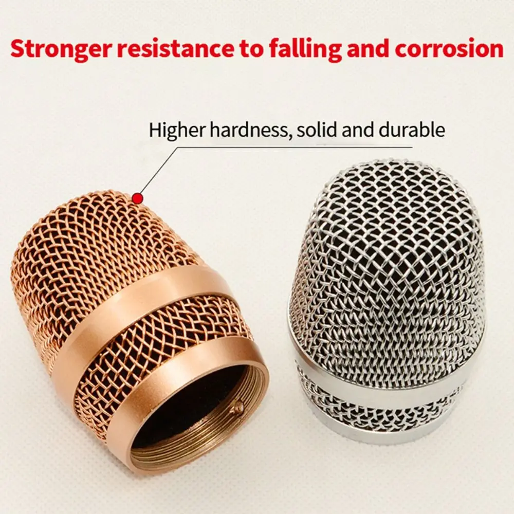 

Accessory High Density Sponge Mic Windscreen Part Microphone Mesh Head Replacement Head Microphone Grill Head Mic Mesh Cover