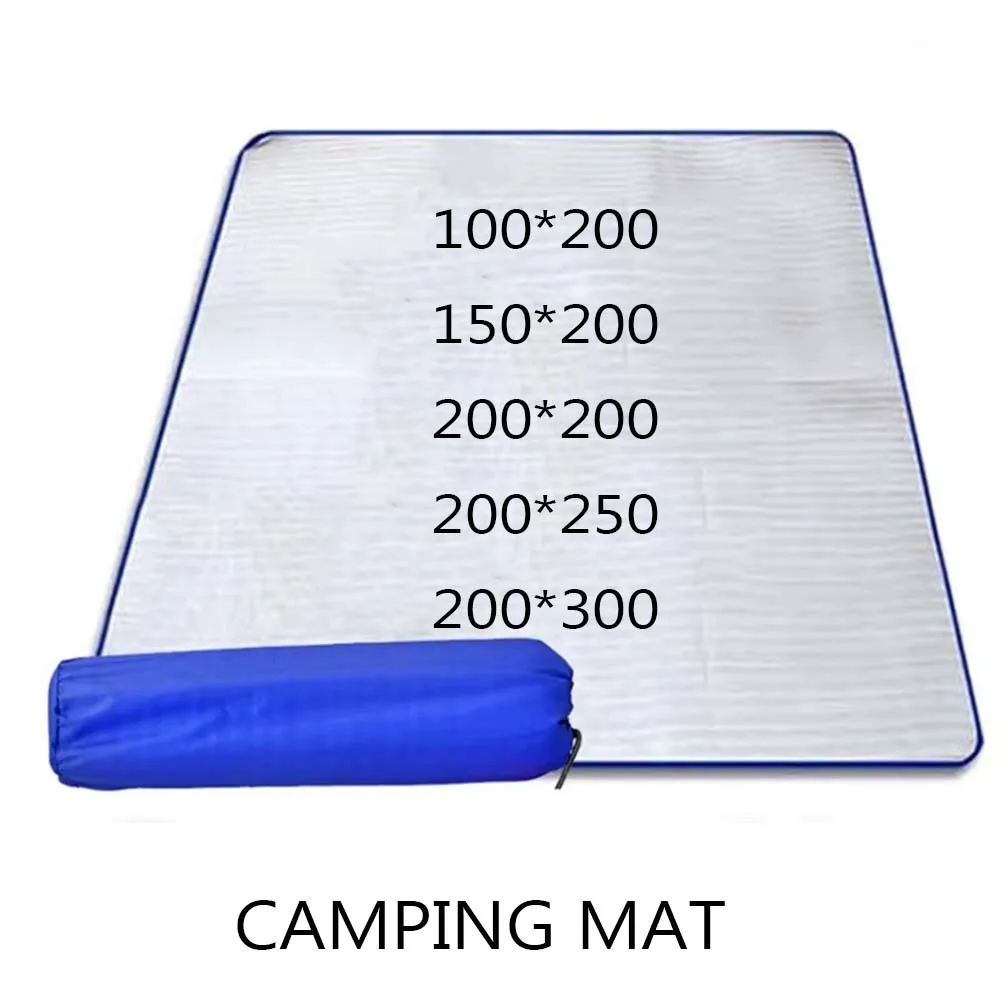 Manta Térmica Dupla Face de Alumínio para Acampamento, Colchonete Isolante de Espuma Refletora de Calor para Barraca e Atividades ao Ar Livre