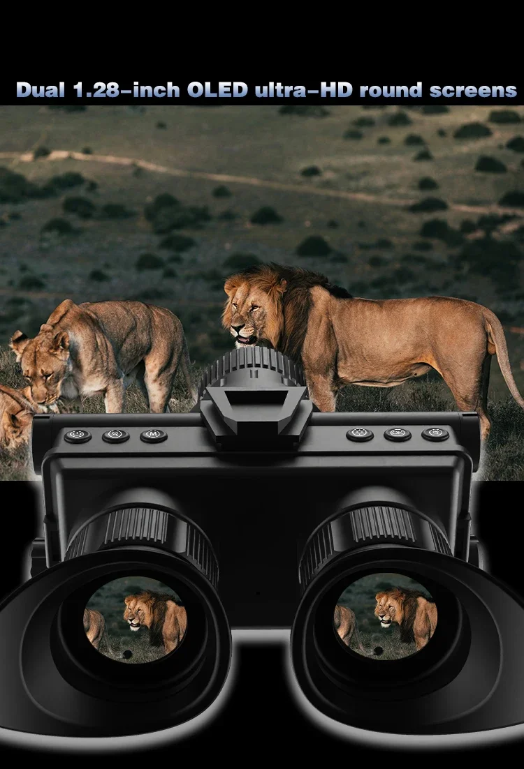 Z9157 4K UHD Tactical Night Vision Goggles - 40MP, 8X Zoom