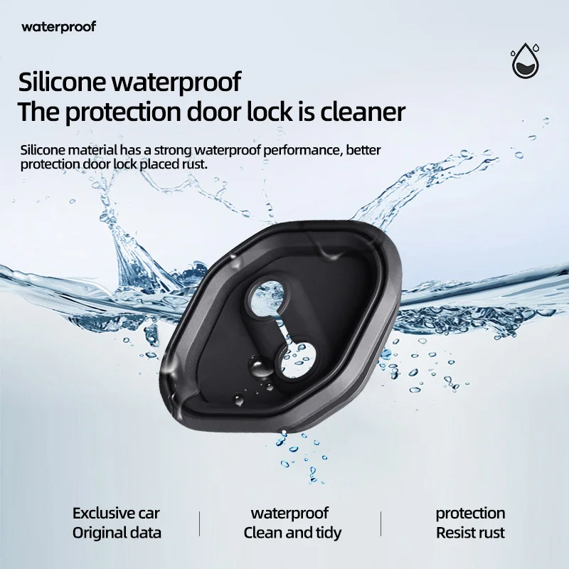 4pcs Car Door Mute Damping Cushion Silicone Car Door Lock Buckle Cover For Mazda 2 3 6 DJ BM BP GJ CX3 CX-5 CX5 CX 5 CX7 CX9 MX5