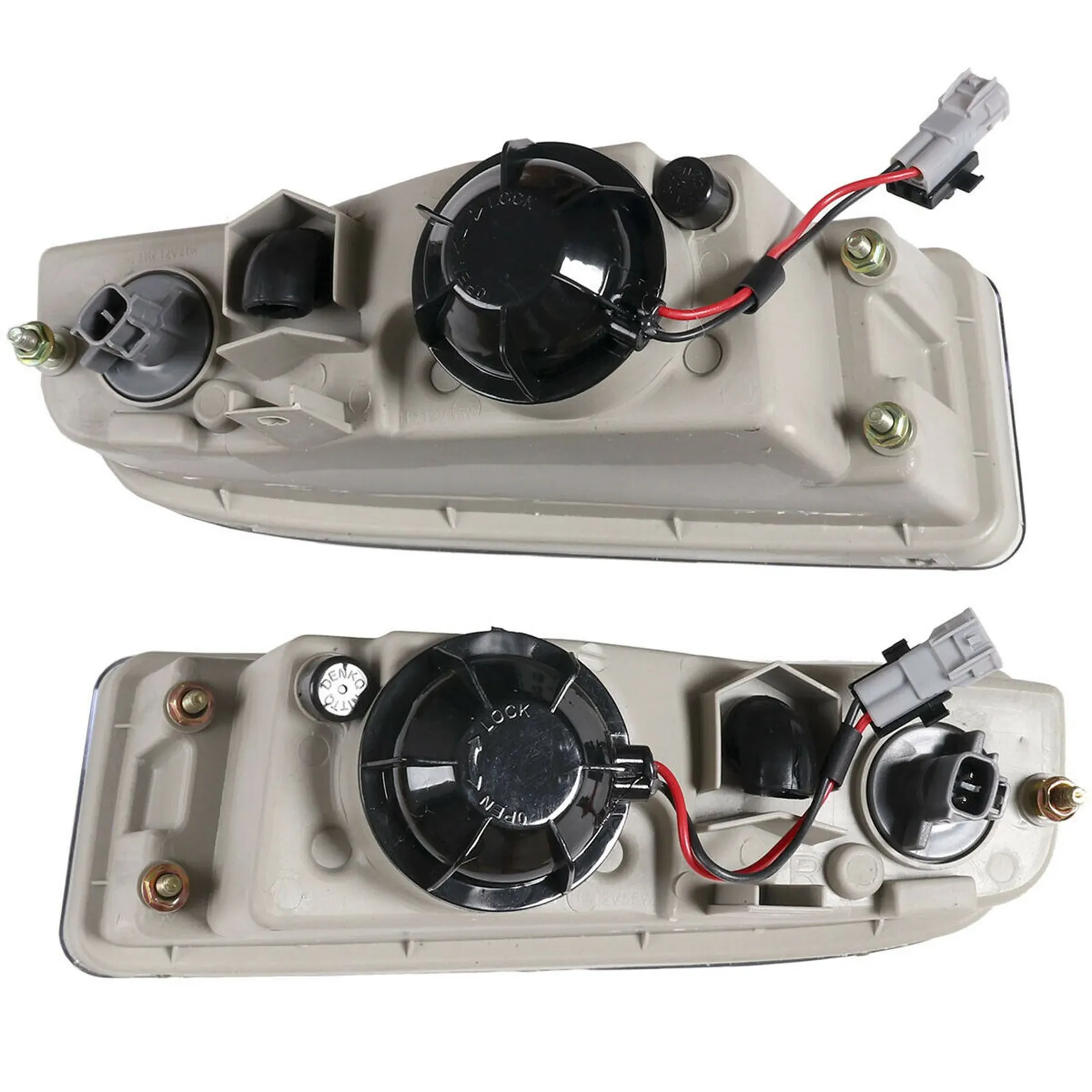 

A90Q-2Pcs Car-Styling Front Bumper Fog Light Fog For Lexus LX470 1998-2008 Running Light Halogen