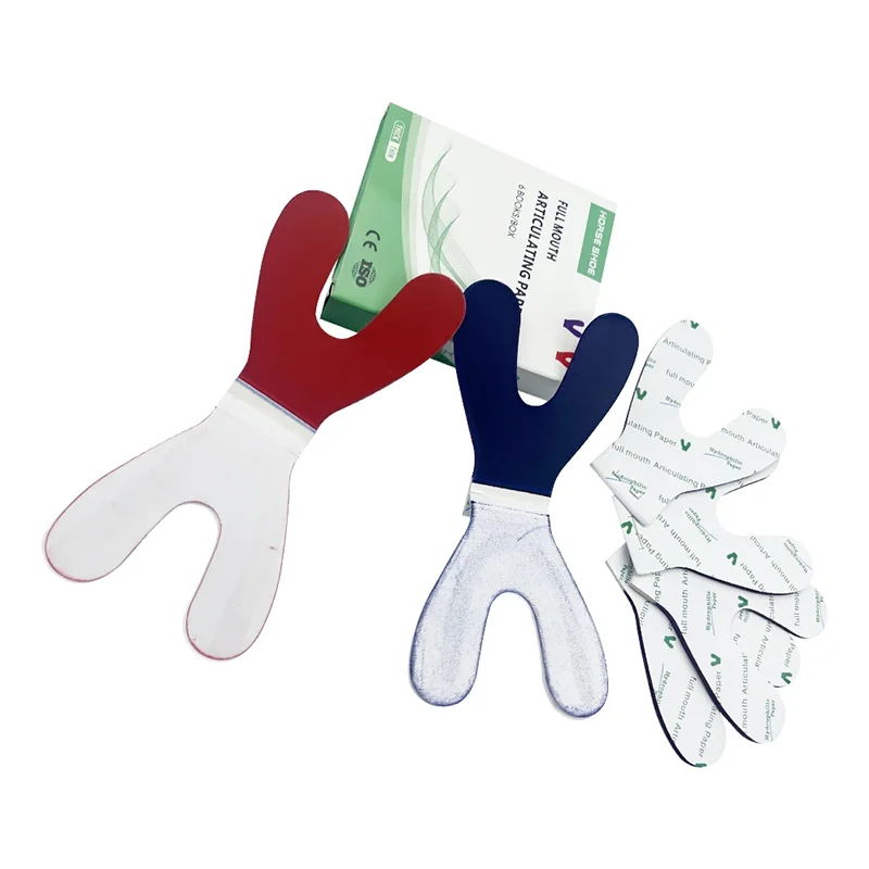 

120Pcs/box Y Shape Dental Articulating Paper Full Mouth Dental Lab Dentistry Tool Whitening Articulation Paper Dentist Materials