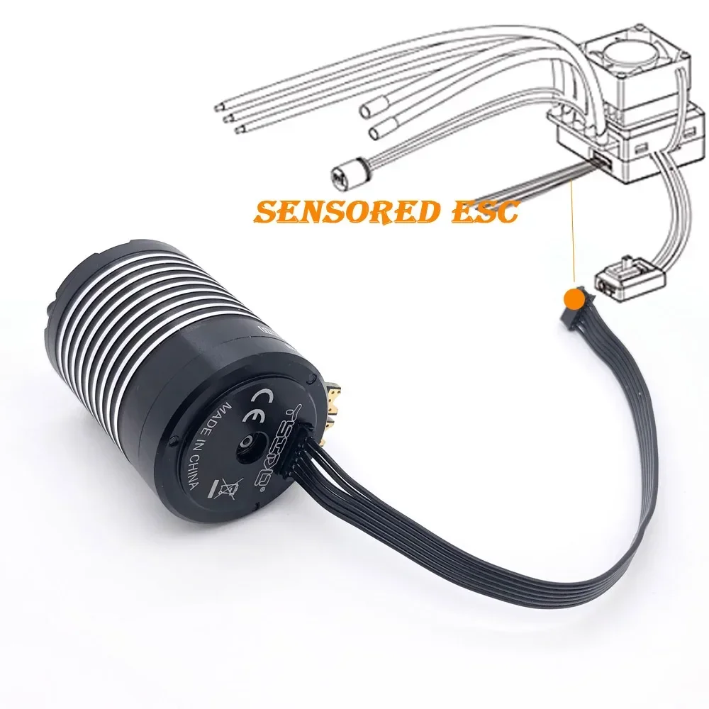 540 8.5T 10.5T 13.5T CHEETAH Silnik indukcyjny Hobbywing 10BL120 ESC do modyfikowanych modeli Spec Stock 1/10 1/12 RC Drift Car