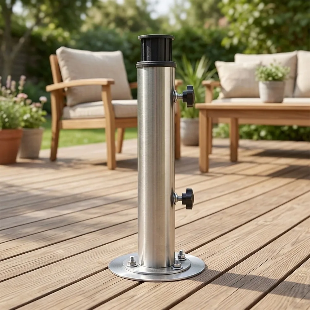 Outdoor for weather-resistant for base Outdoor Umbrella for base Robust Construction Single-hole Compatibility Patio Setups
