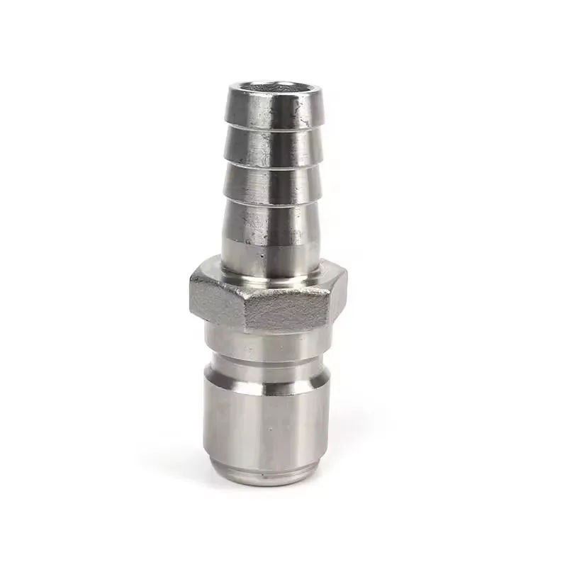RVS snelkoppeling voor thuisbrouwerij, ball-lock stijl fitting, 1/2 NPT mannelijke schroefdraad, bierbrouwconnector