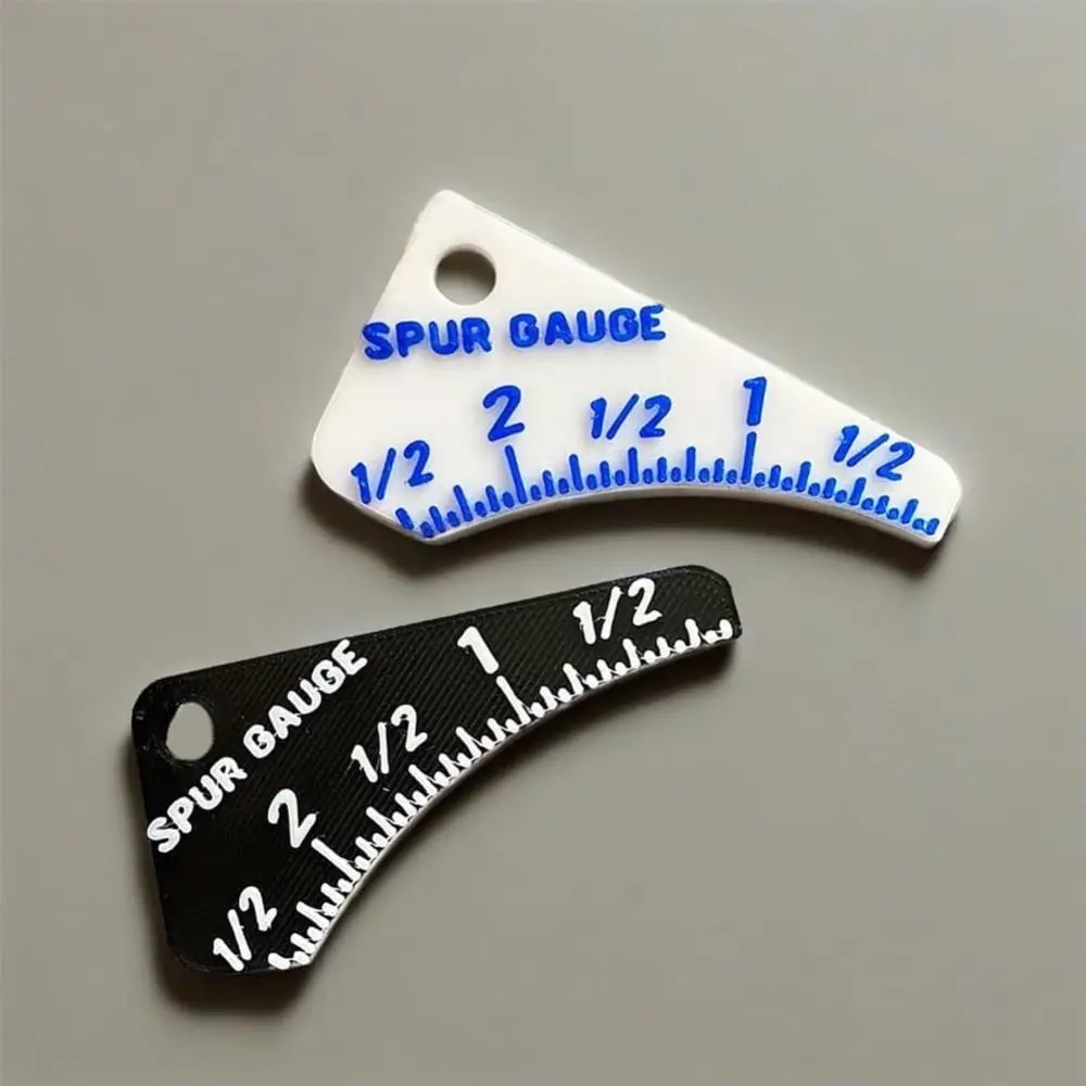Jauge d'éperon de dinde sauvage multifonctionnelle, règle de mesure d'éperon de dinde Portable et Durable, outils de mesure d'âge d'éperon de dinde compacte