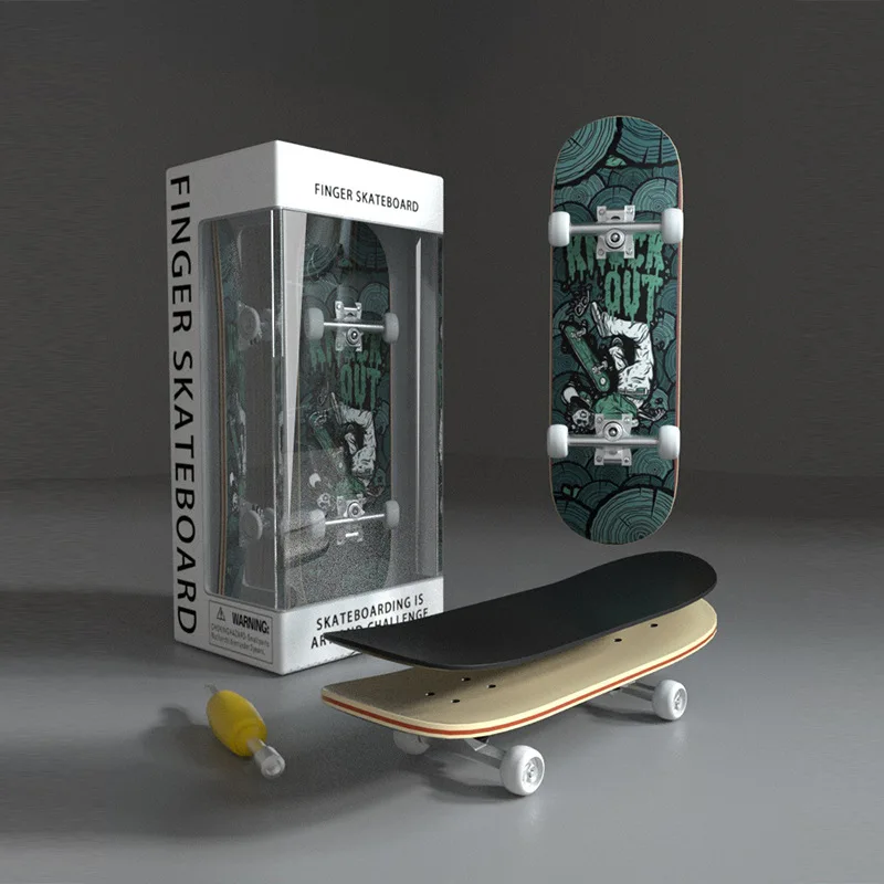 2025 Nuovo Giocattolo Dito Skateboard Hobby Novità Antistress Sensoriale Tastiera Giocattoli Mini Regalo Divertente Per I Bambini Ragazzo