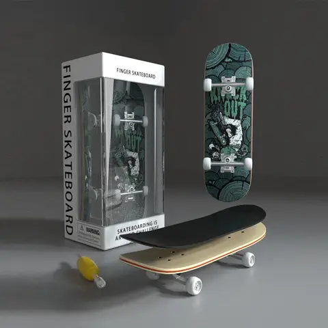 Zabawka Finger Skateboards Hobby Nowość Antystresowa sensoryczna deskorolka Zabawki Mini Zabawny prezent dla dzieci Chłopiec 2025 Nowa zabawka
