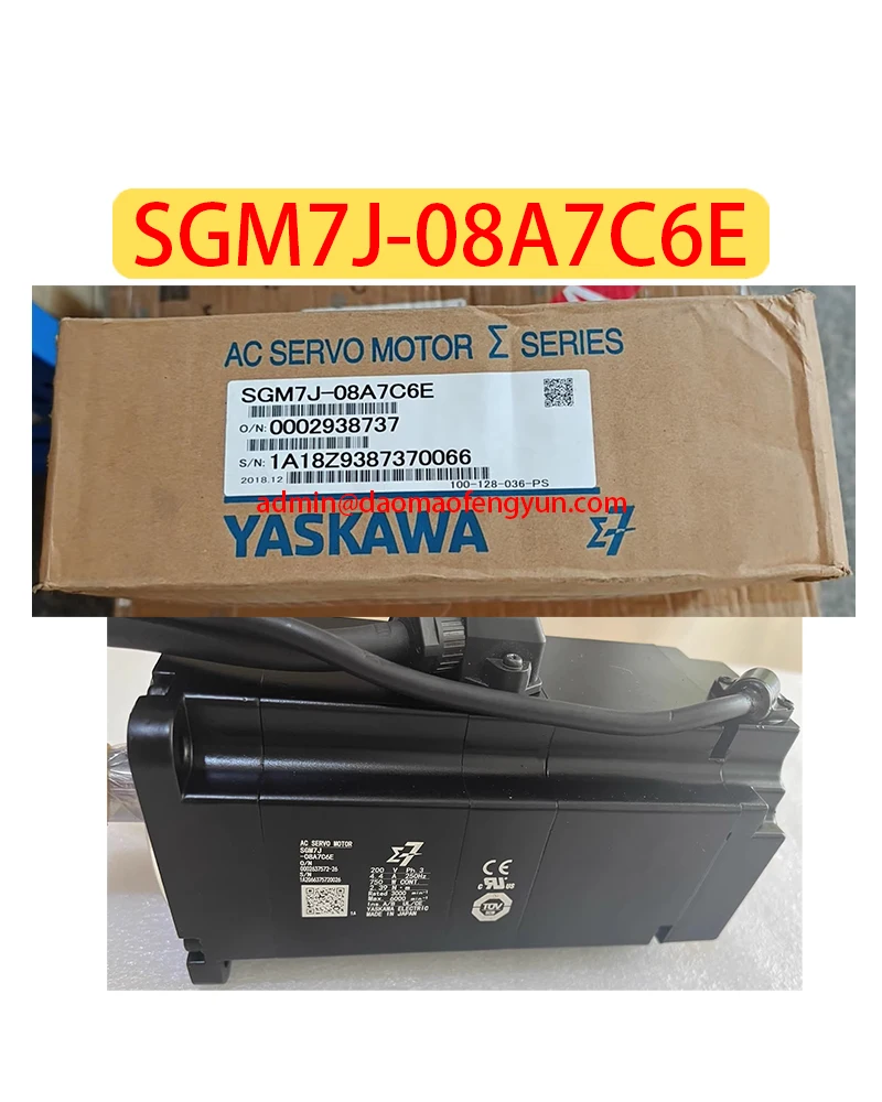 

SGM7J-08A7C6E Brand new Servo Motor SGM7J 08A7C6E，Fast shipping