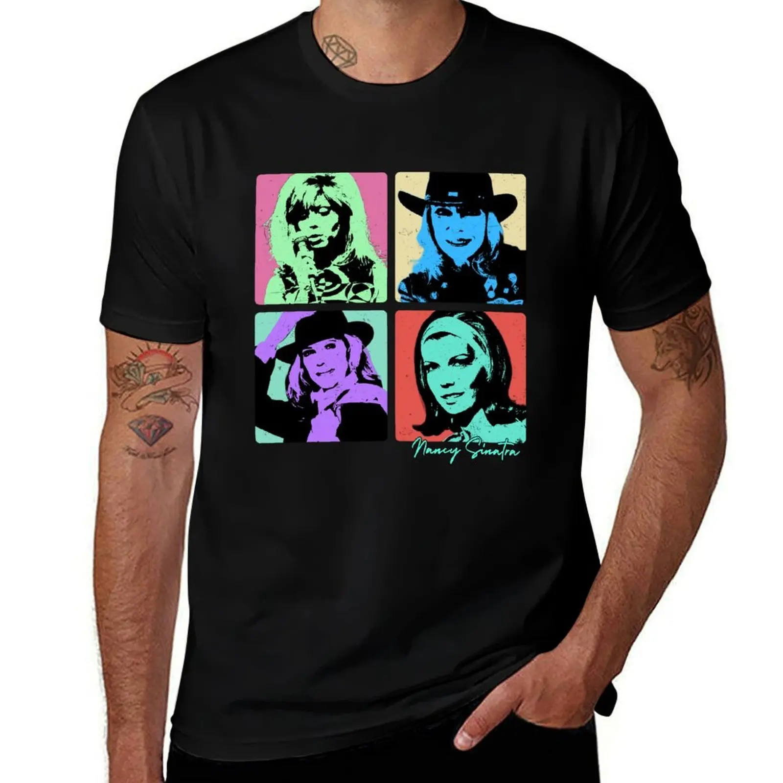 Nancy Sinatra Vintage Pop Art T-Shirt Street Art Print Tee Shirt