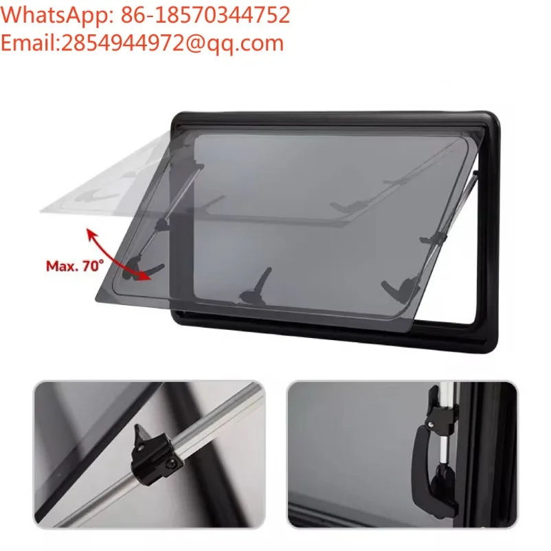 MD-JPR10 Series, Right-angle Push-out Window Pleated Curtain, One-stop RV Window Window Accessories