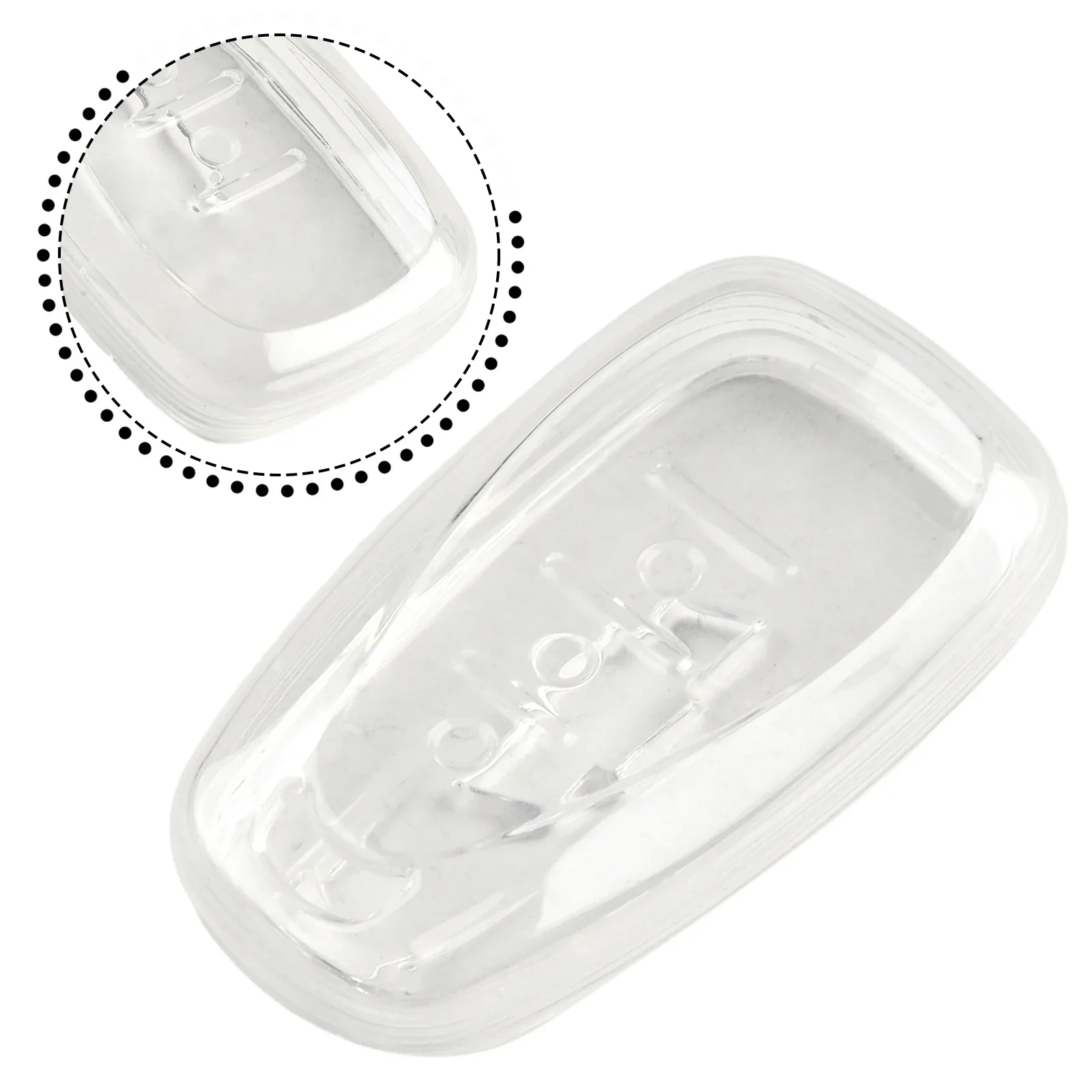 High Quality Direct Replacement Brand New Car Key Case Car Accessories 2019-2023 Easy Installation Transparent