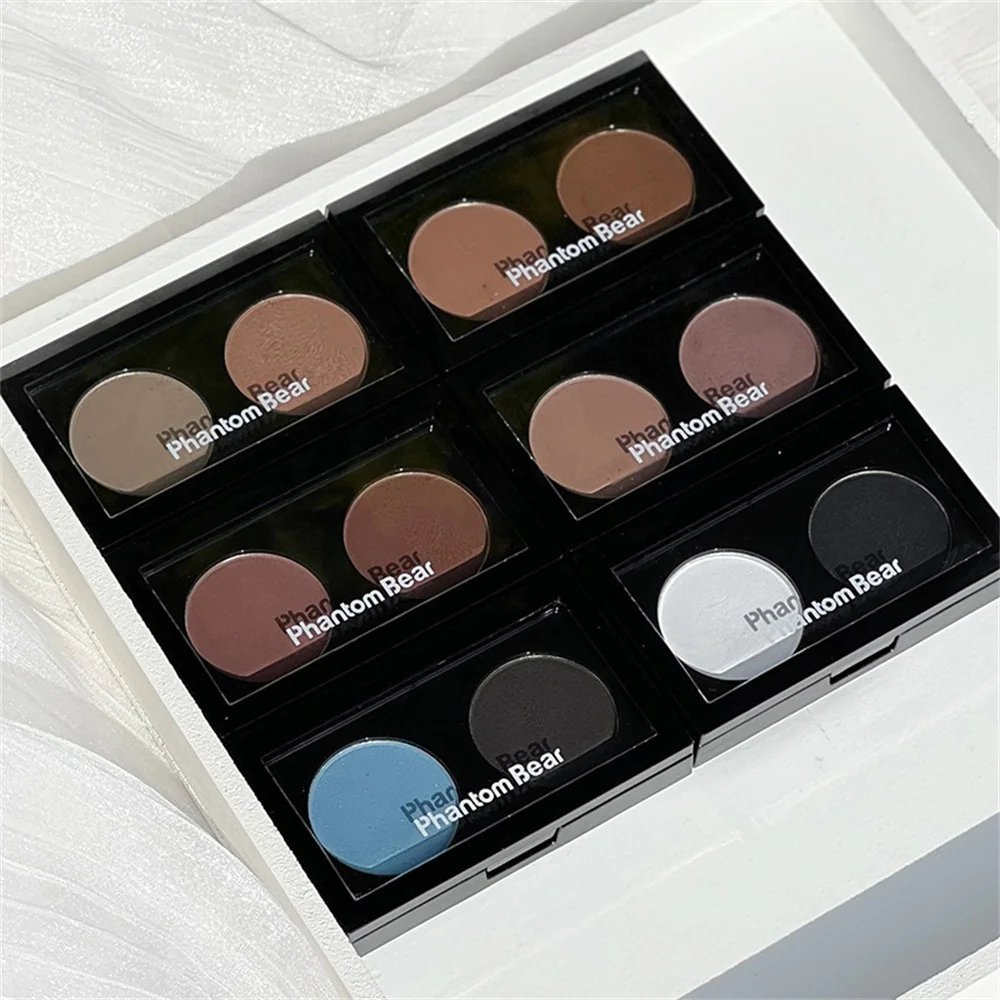 Palette d'ombres à barrage colorées pour femmes, 2 documents, maquillage des yeux, pigment féminin, 1 à 4 paires, azole 256