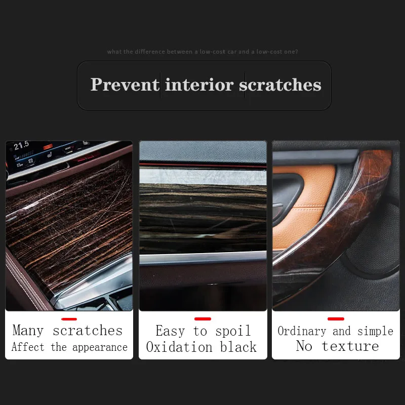 Car Interior Center console Transparent TPU Protective film Anti-scratch Repair film Accessories For Hyundai Palisade 2019-2023