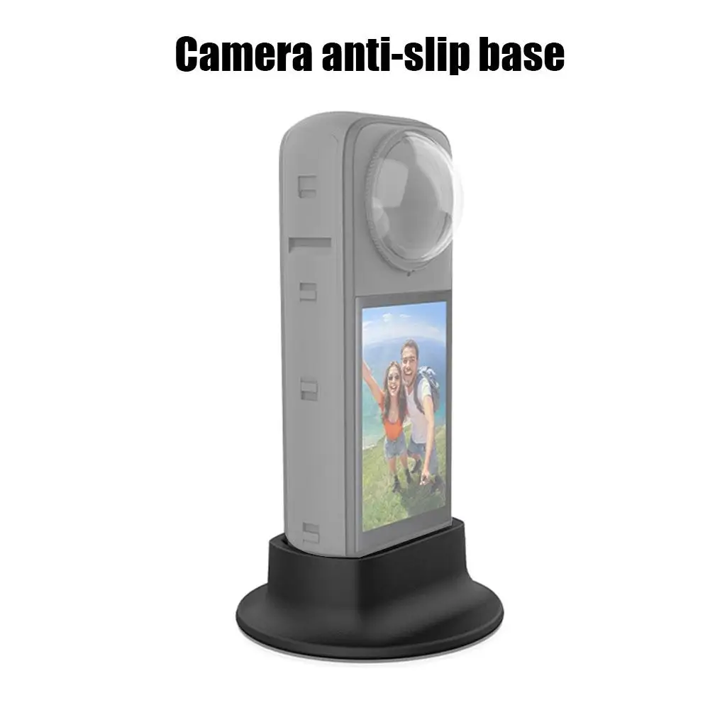 滑り止めカメラベース、シリコン固定ブラケット、拡張安定性、破損防止、カメラアクセサリー、insta360 x4、g1e7