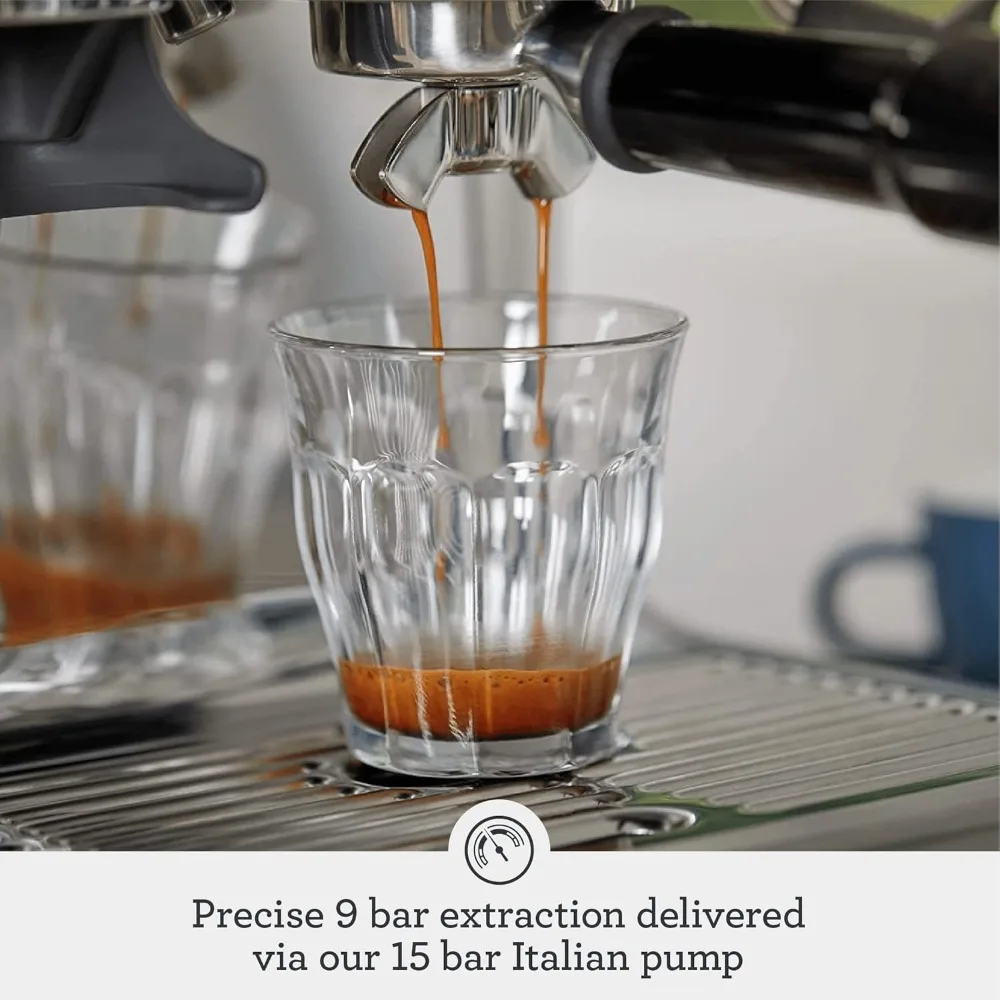 Barista Express Espresso Machine, aço inoxidável escovado